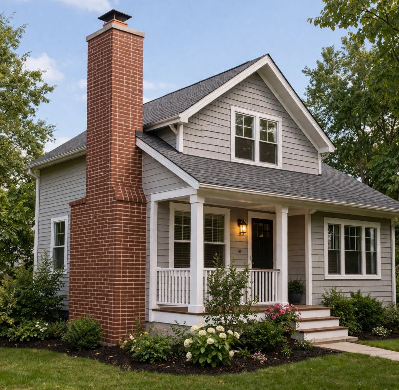 Brick Chimney Installation in Boston, MA