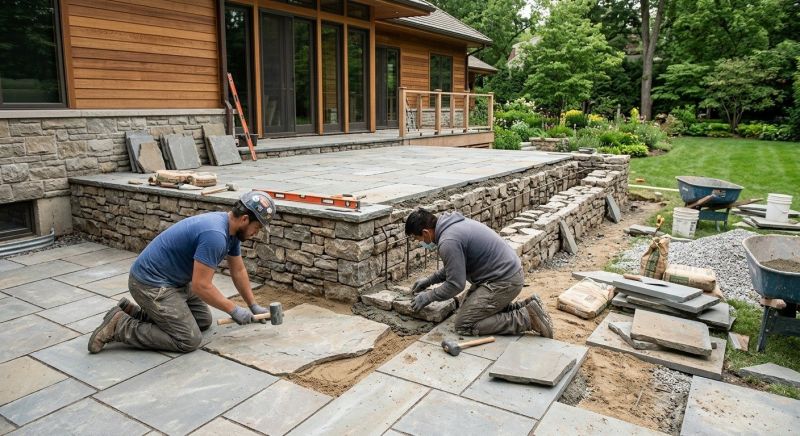 Deck Masonry Installation in Fairfield County, CT