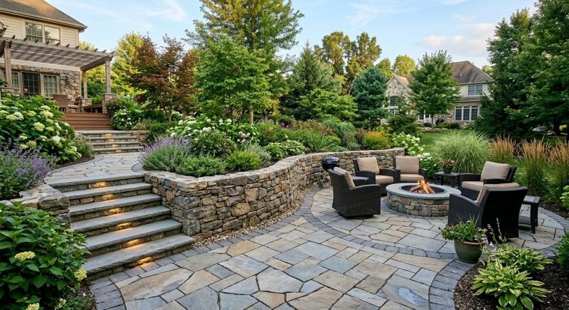 Patio Hardscaping in Boston, MA