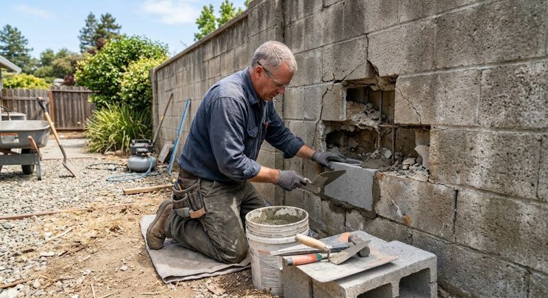 Block Wall Repair in Cleveland, OH