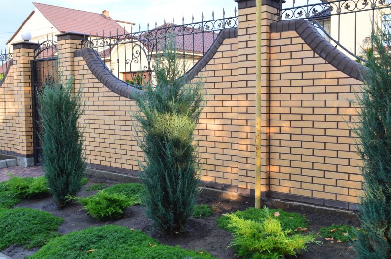 Brick Fence Installation in West Hartford, CT