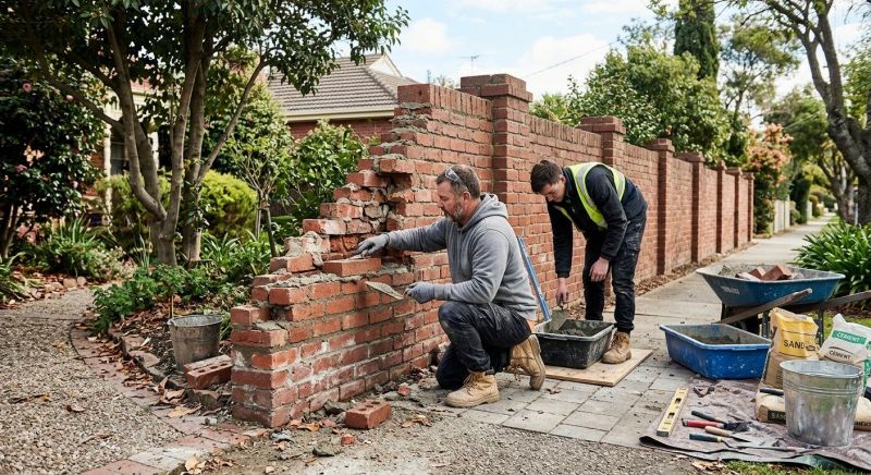 Brick Fence Repair in Cleveland, OH