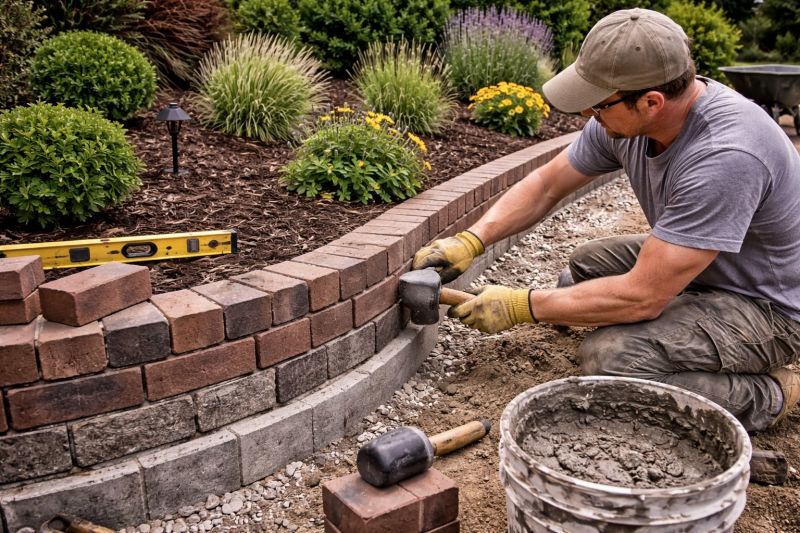 Brick Hardscape Installation in Greenwich, CT