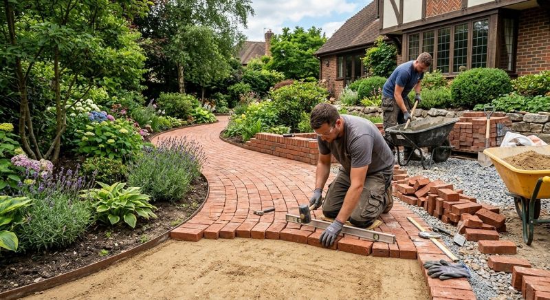Brick Hardscape Installation in Danbury, CT
