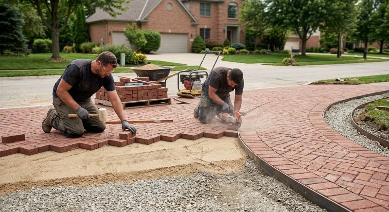 Brick Hardscaping Installation in Fairfield County, CT
