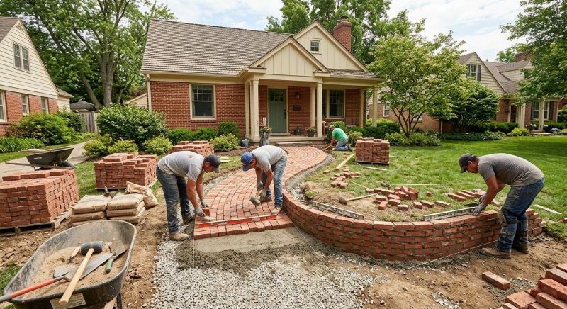Brick Hardscaping Installation in Norwalk, CT