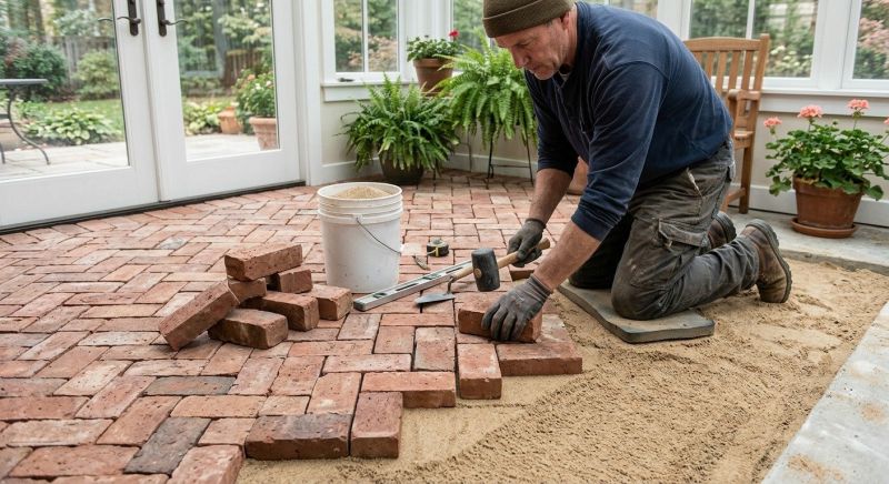 Brick Landscaping Installation in Boston, MA