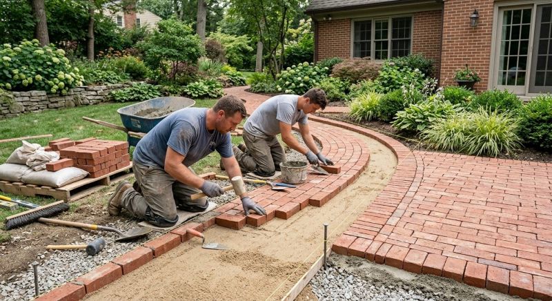 Brick Landscaping Service in Greenwich, CT