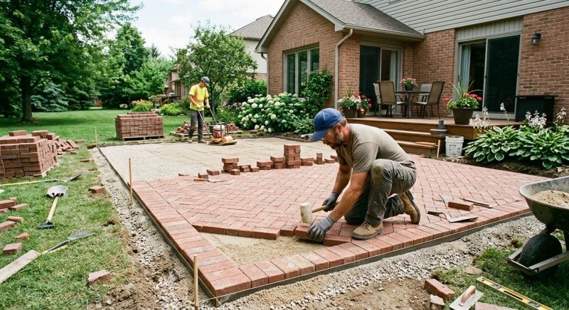 Brick Patio Installation in Norwalk, CT
