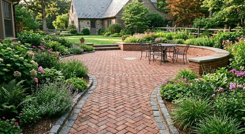 Brick Patio Installation in West Hartford, CT