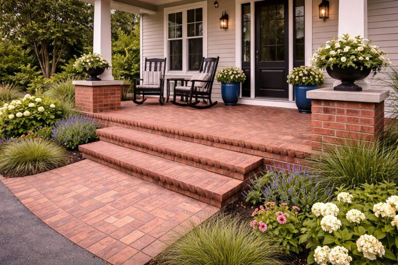 Brick Porch Installation in Boston, MA
