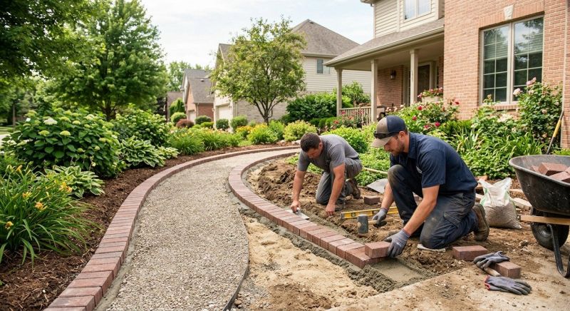 Brick Walkway Installation in Stamford, CT