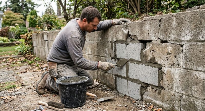 Cement Block Repair in Cleveland, OH