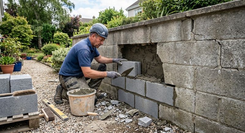 Concrete Block Repair in Cleveland, OH