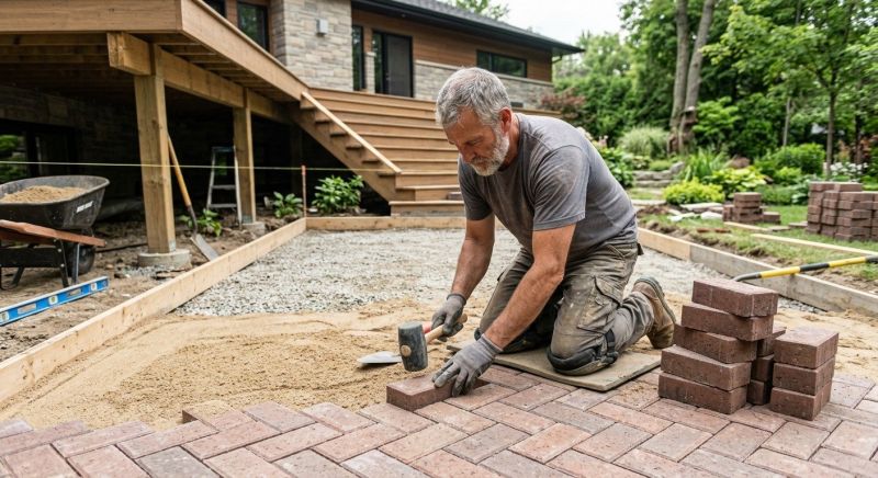 Deck Masonry Installation in Stamford, CT