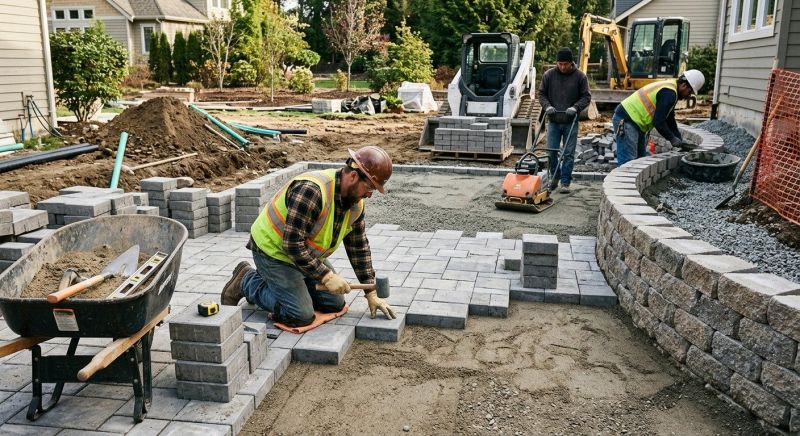 Pathway Pavers Installation in Fairfield County, CT