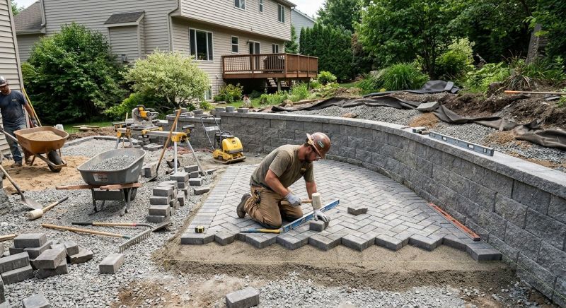 Pavers Hardscaping in Boston, MA