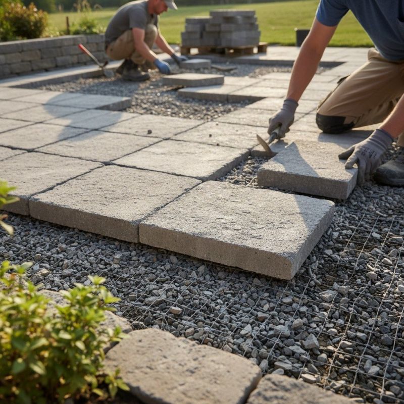 Porch Pavers Installation in Boston, MA