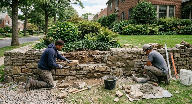 Retaining Wall Repair in Cleveland, OH