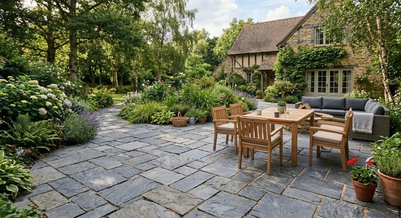 Slate Pavers Installation in Fairfield County, CT
