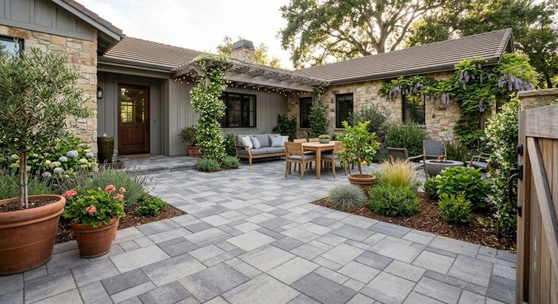 Stone Deck Installation in Boston, MA