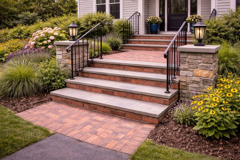 Stone Edging Installation in Worcester, MA