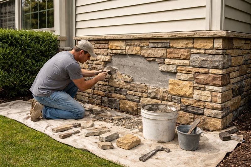 Stone Veneer Repair in Santa Rosa, CA