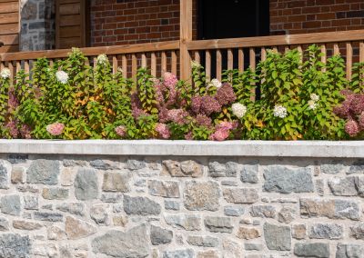 Stone Wall Hardscaping in Worcester, MA