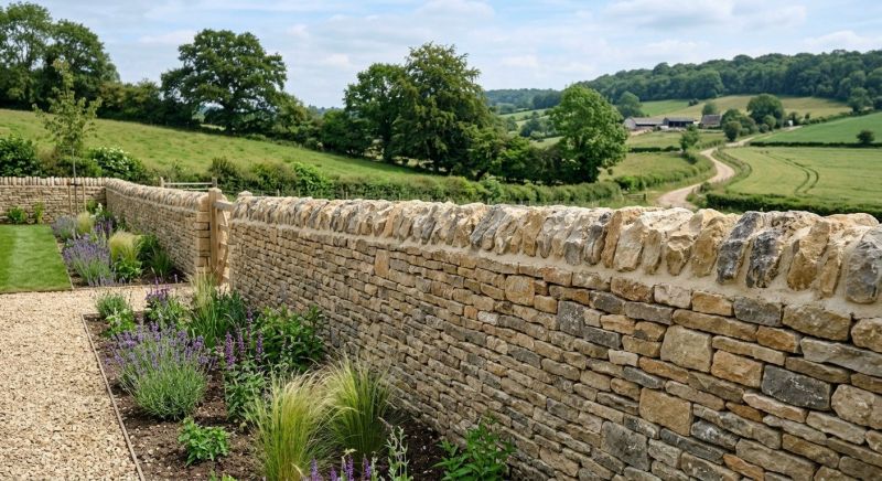 Stone Wall Hardscaping in Boston, MA