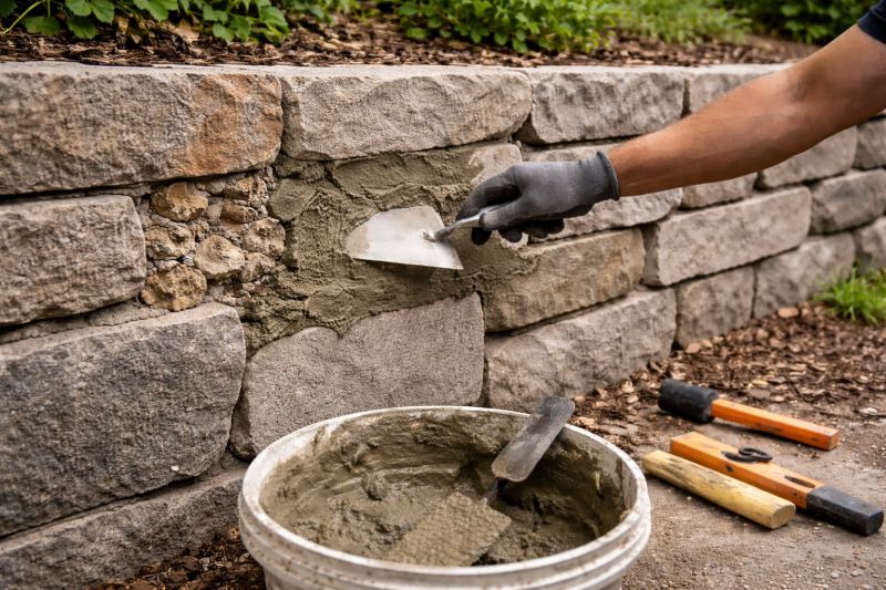 Stone Wall Repair in Cleveland, OH